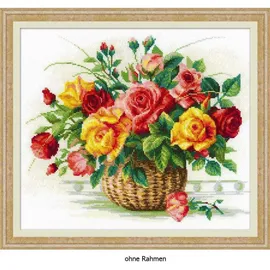 Riolis Korb mit Rosen, Zählmuster