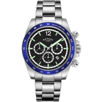 ROTARY Quarzuhr Rotary GB05440/72 Henley Chronograph 41mm 10ATM