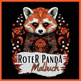 epubli Black Midnight- Animals) / Schwarzes Malbuch „Roter Panda“.: