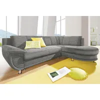 TRENDMANUFAKTUR Ecksofa »Rondo, L-Form«, wahlweise mit Federkern, wahlweise mit Bettfunktion, beige