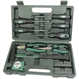 Brüder Mannesmann Werkzeuge Werkzeugset Heimwerker 31-tlg. grün 33,0 x 16,5 x 1,9 cm