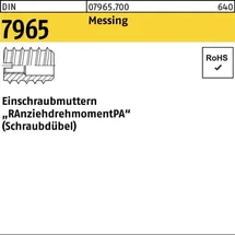 F. REYHER Nchfg. GmbH & Co. KG Einschraubmutter DIN 7965 M 8 x 18 100 Stück