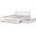 Homestyle4u Doppelbett 140 x 200 cm Weiß
