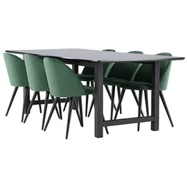 VCM ebuy24 Essgruppe Essgruppe Oslo schwarz (MDF)