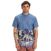 QUIKSILVER Apero Classic Engineered Kurzarmhemd - Coronet Blue Engineered