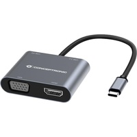 Conceptronic DONN16G - Dockingstation - USB-C 3.2 Gen 1