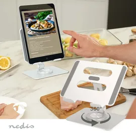 Nedis Tablet-Halterung Universal für Apple iPad/Samsung Galaxy Tab Silber