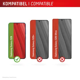 Displex Premium Glas (Full Cover) für Samsung Galaxy S25