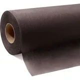 Tischdeckenrolle, Kaffee, 1,1m x 30m (50g/m2), stoffähnliche Einweg-Tischdecke aus Vlies als zuschneidbare Meterware für Geburtstag, Party, Hochzeit, Biertische und Tischdeko