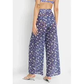 lscn by lascana Strandhose figurumspielend lang Blau 42