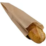 MAILmedia Mailmedia, Seitenfaltenbeutel, 100 x 600 mm, braun aus Cellulose Kraft braun, 32 g/qm, ohne Sichtfenster