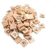 Raylinedo 200x Mit Scrabble - Fliesen Buchstaben Des Alphabets Scrabbles In Groß - Und Kleinschreibung Viele Englische Wörter Kunsthandwerk Gemischt