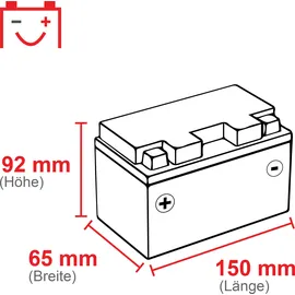 Intact Bike-Power GEL 6Ah (DIN 50719) YT7B-BS, YT7B-4