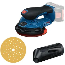 Bosch GEX 18V-150-3 inkl. 1x Schleifpapier, 1x Staubbox, 1x Schutzring