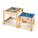 Plum Sand- und Wassertisch aus Holz, 2er Set