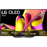 LG OLED55B36LA OLED-Fernseher (139 cm/55 Zoll, 4K Ultra HD, Smart-TV, bis zu 120 Hz, α7 Gen6 4K AI-Prozessor, Single Triple Tuner) schwarz
