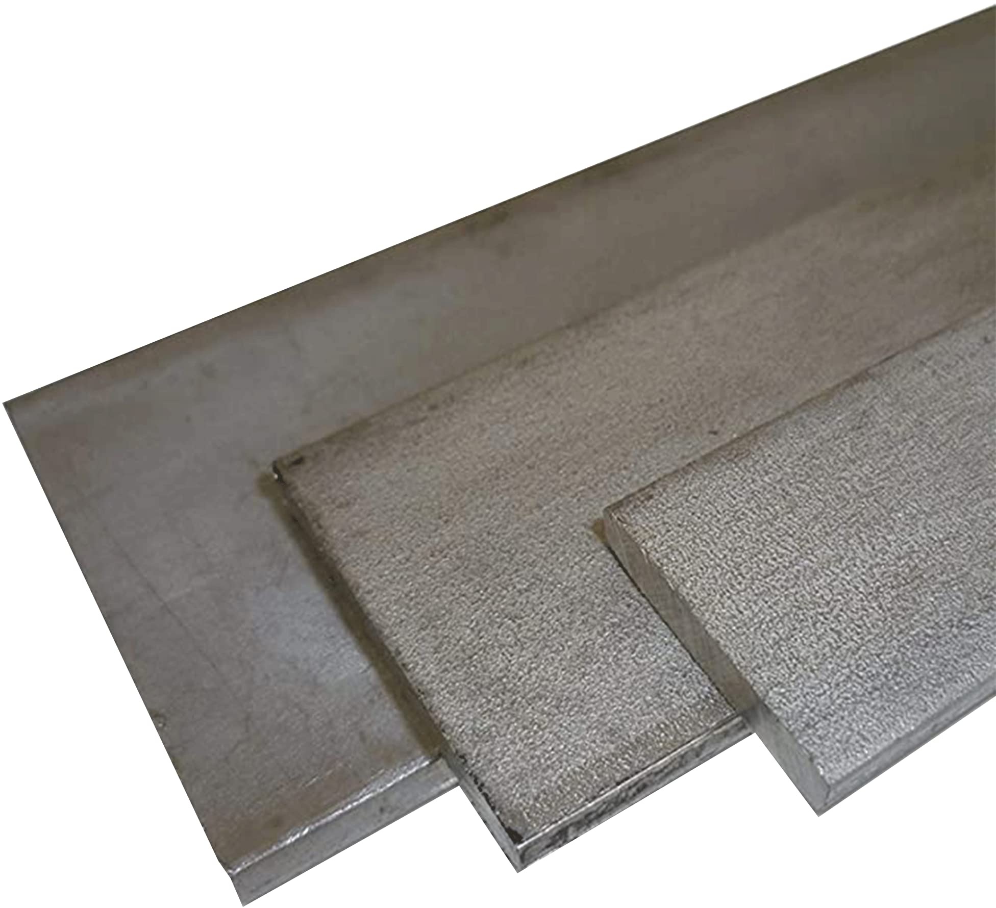 B&T Metall Edelstahl Flachstahl | Bandstahl 1.4301 V2A, roh, gewalzt | Maße 50 x 4 mm, Länge ca. 2,0 m