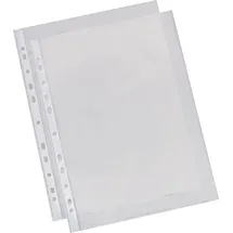Esselte Standard Prospekthüllen-Set, 100 Stück, A4 Format, Farblos mit matter Oberfläche, Obere Öffnung, 0,043 mm PP-Folie, 56171