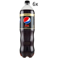 6x Pepsi Max Cola Null Zucker Null Koffein Erfrischungsgetränk PET 1,5 Lt