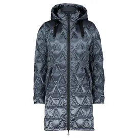 GIL BRET Damen Daunenmantel mit Kapuze 42, Blau - 42