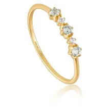 ANIA HAIE Ring Gold / transparent 52