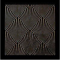 Leonique Acrylglasbild »Abstrakte Formen - Acrylbilder mit Blattgold veredelt«, (1 St.), Goldveredelung, Handgearbeitet, Gerahmt, Edel,