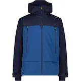 CMP Man Jacket Fix Hood Skijacke Blau 50