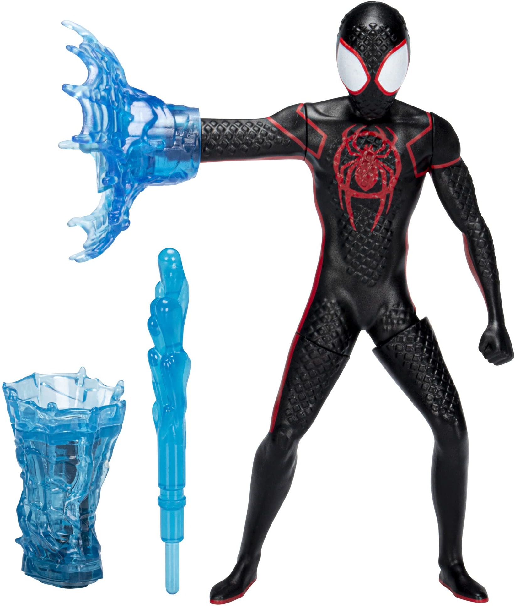 Spider-Man Marvel Web-Action Miles Morales, 15 cm große Figur Across The Verse, ab 4 Jahren