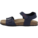 GEOX Jungen J Ghita Boy Sandal, Navy/RED, 35