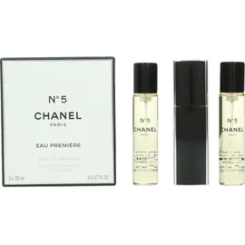 Chanel No. 5 Eau Premiere Eau de Parfum refillable 20 ml + Eau de Parfum Nachfüllung 2 x 20 ml Geschenkset