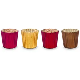 Pip Studio Teelichthalter Love Birds Glas rot