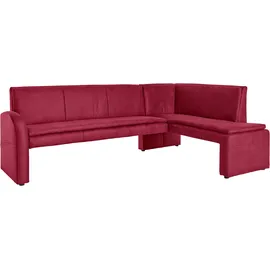 exxpo - sofa fashion Eckbank »Cortado«, Frei im Raum stellbar, rot, Sitzbänke, 70769035-0 B/H/T: 157 cm x 89 cm x 244 cm