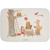 Mr. & Mrs. Panda Duschvorleger Waldtiere Picknick - Geschenk, Badvorleger, Tiermotive, Badgarnitur, Fuchs, lustige Sprüche, Badteppich,