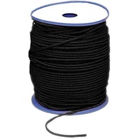 Basic Nature Seil, Polypropylen, 3mm, 200 Meterrolle, schwarz