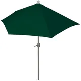 Décoshop26 - Halbrunder Sonnenschirm für Balkon UV 50+ Polyester/Aluminium 3 kg 270 cm grün ohne Fuß 04_0007903