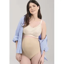 Still-BH ANITA MATERNITY "Essential Lace", Damen, Gr. M, N-Gr, beige (crystal), Stoff, Obermaterial: 62% Polyamid, 38% Elasthan, unifarben mit Farbeinsatz, bestickt, feminin, normal, BHs, herausnehmbare Cups, doppellagig mit romantischer Spitze