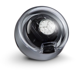 St. Gallen ll Premium Uhrenbeweger 4 Geschwindigkeiten 3 Rotationsmodi Silber