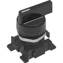 Riegler Langer Drehhebel, schwarz, 3 Stellungen, bistabil