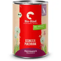 Herrmann's Manufaktur Bio Rind mit Karotten purinarm 48 x 400 g