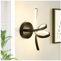 GBLY - Wandleuchte Schwarz: Wand Lampe für Treppenhaus Flur