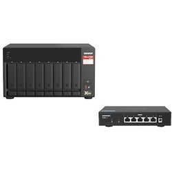 QNAP TS-873A-SW5T TS-873A-8G NAS System + QSW-1105-5T Switch