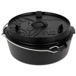 Petromax Feuertopf ft6-t (Dutch Oven) planer Boden (ohne Füße)