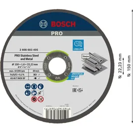 Bosch Trennscheibe 150 mm 1 St.
