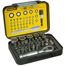 Stanley Set 39 1/4" Bits 25 mm