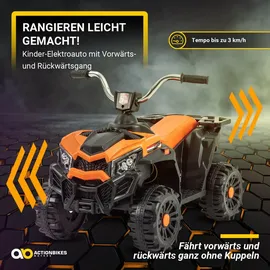 ACTIONBIKES MOTORS Bumblequad Kinder-Elektroauto orange (18 Watt)