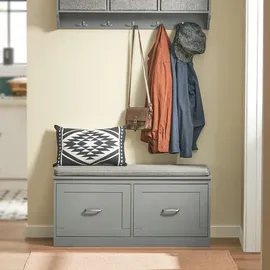 SoBuy FSR131 98 x 49 x 37 cm grau / grau