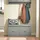 SoBuy FSR131 98 x 49 x 37 cm grau / grau