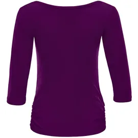 Winshape Functional Light and Soft 3/4-Arm Top AET139LS, in dark plum | Gr.: XS