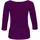 Winshape Functional Light and Soft 3/4-Arm Top AET139LS, in dark plum | Gr.: XS