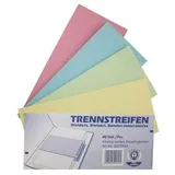 Q-Connect Trennstreifen 240x105mm, 40 Stück sortiert